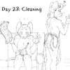 Daily Sketch 23 - Cleaning